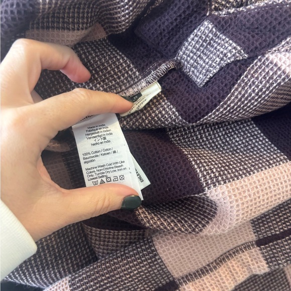 Madewell Plaid Utility Jacket - Pink and Brown - Picture 4 of 6